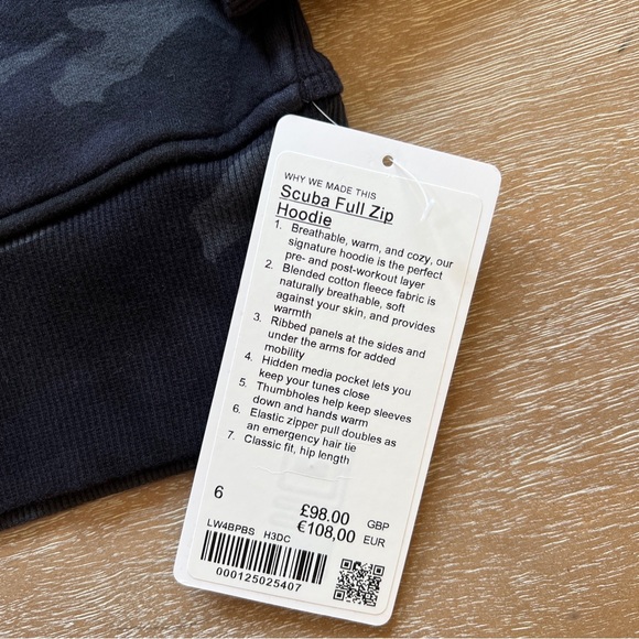 Lululemon Scuba Full Zip Hoodie H3DC - Picture 8 of 13